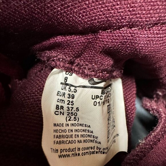 Nike Blazer Mid Rebel Women's Shoe in Noble Red Size 8 - Picture 5 of 7